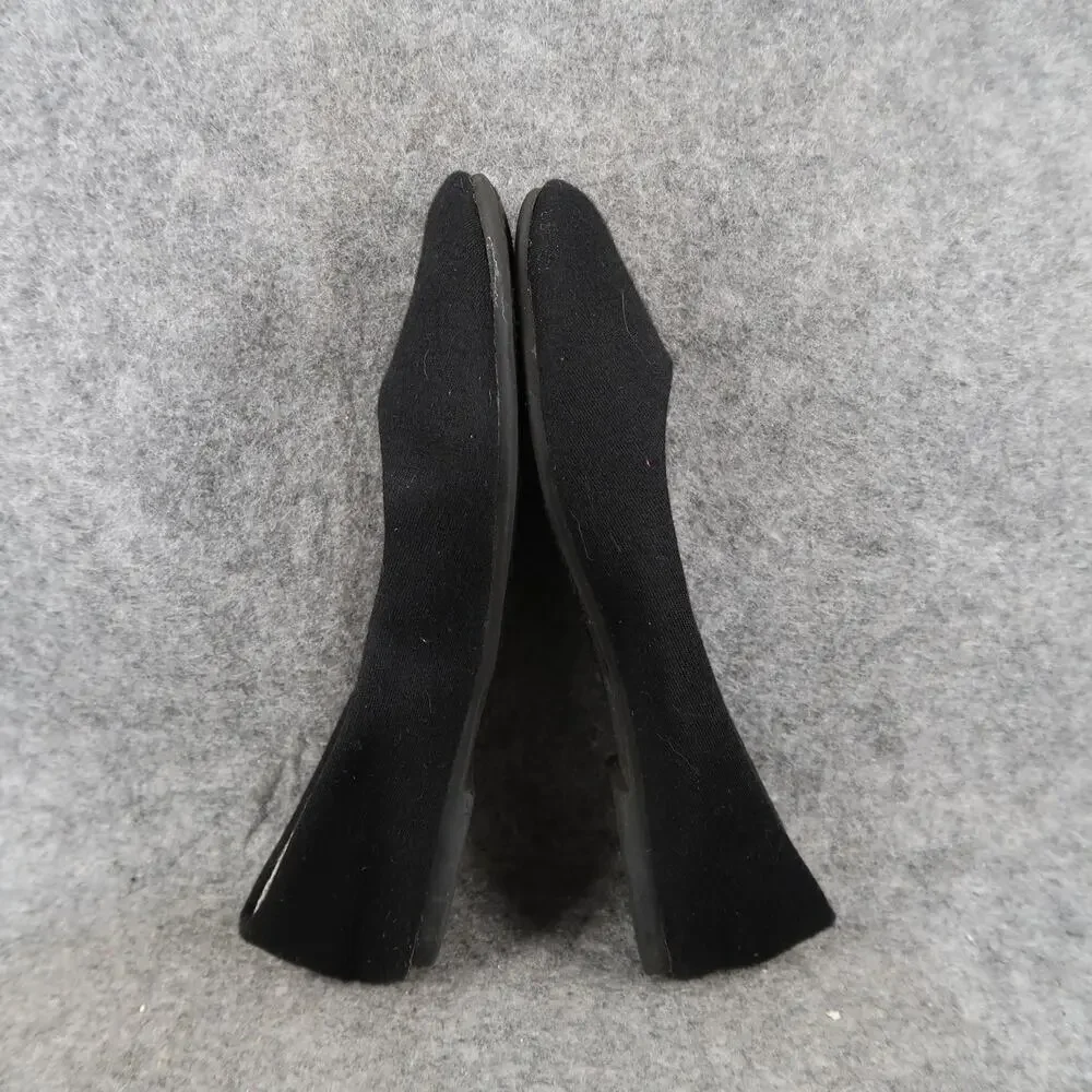 Simply Petals Shoes Kids 1 Ballet Flats Slip On Black Classic Round Toe Girls